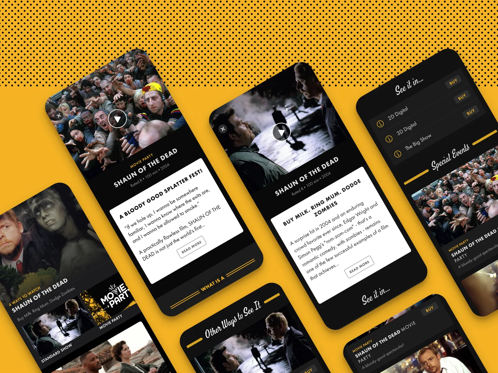 Alamo Drafthouse Mobile App — original Marquee Design System version