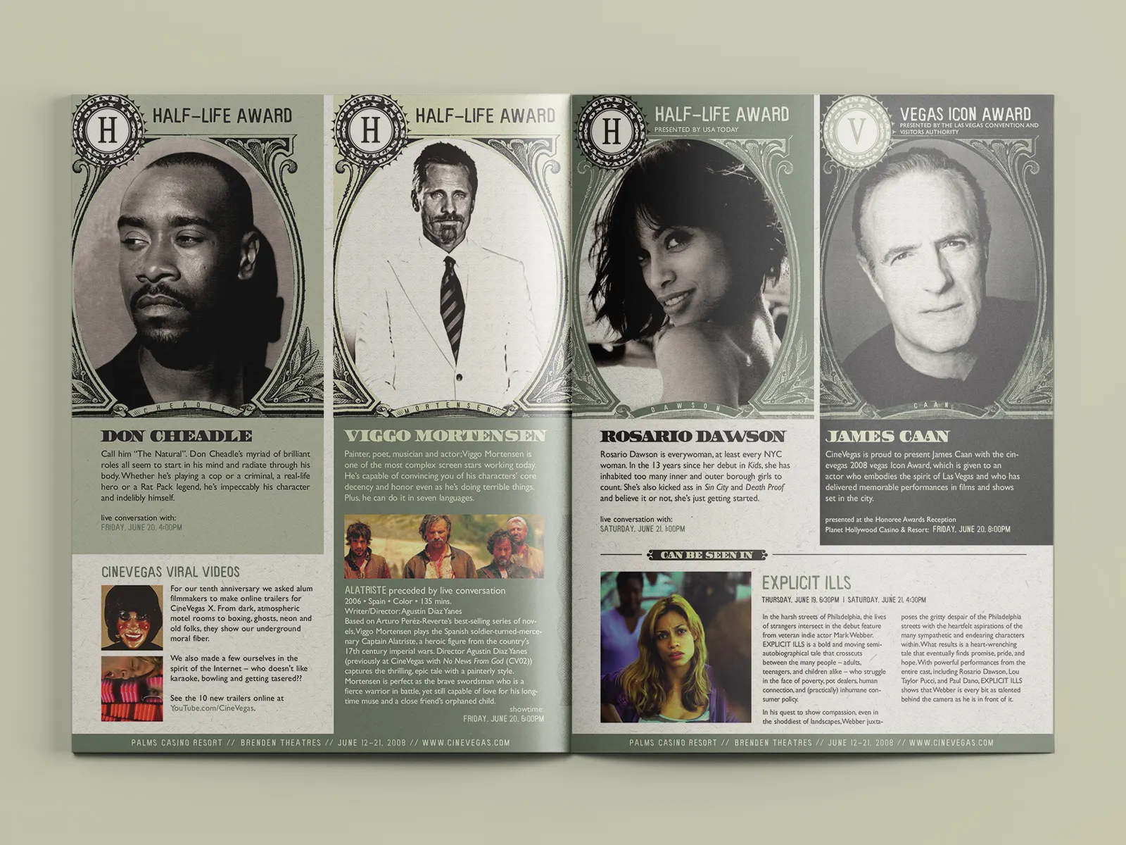 Film listings and editorial — the program guide format required film data and criticism to coexist on the same spread without either getting buried.